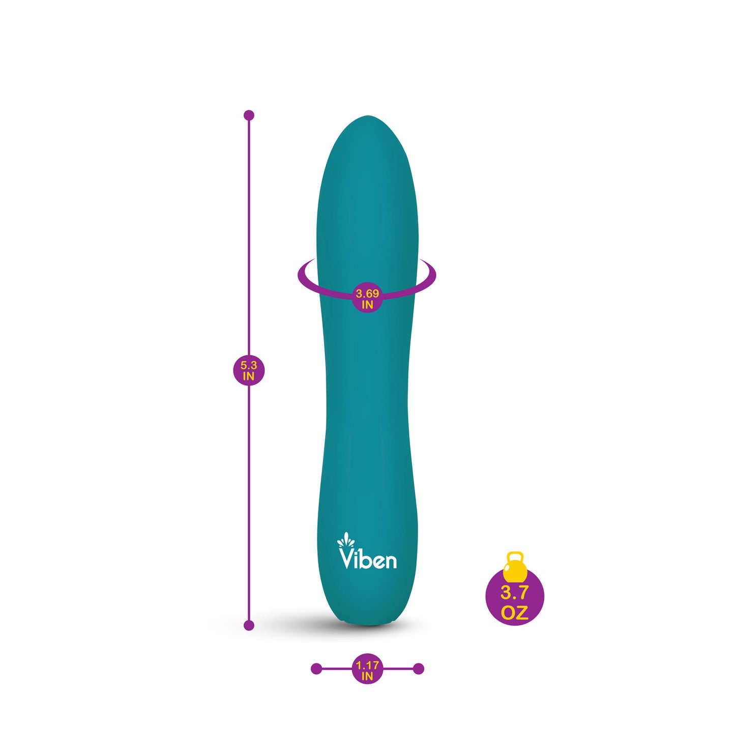 Vivacious Flexible Power Bullet - Ocean