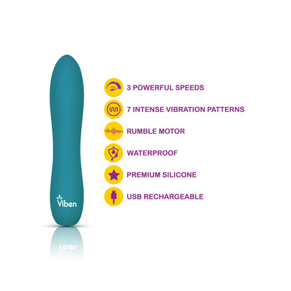 Vivacious Flexible Power Bullet - Ocean